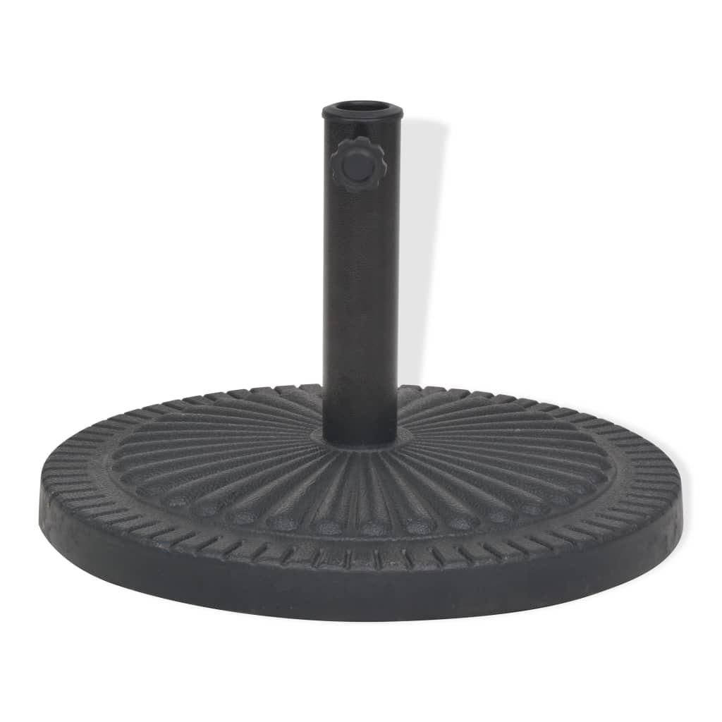 Maison Exclusive - Sonnenschirmständer Harz Rund Schwarz 29 Kg