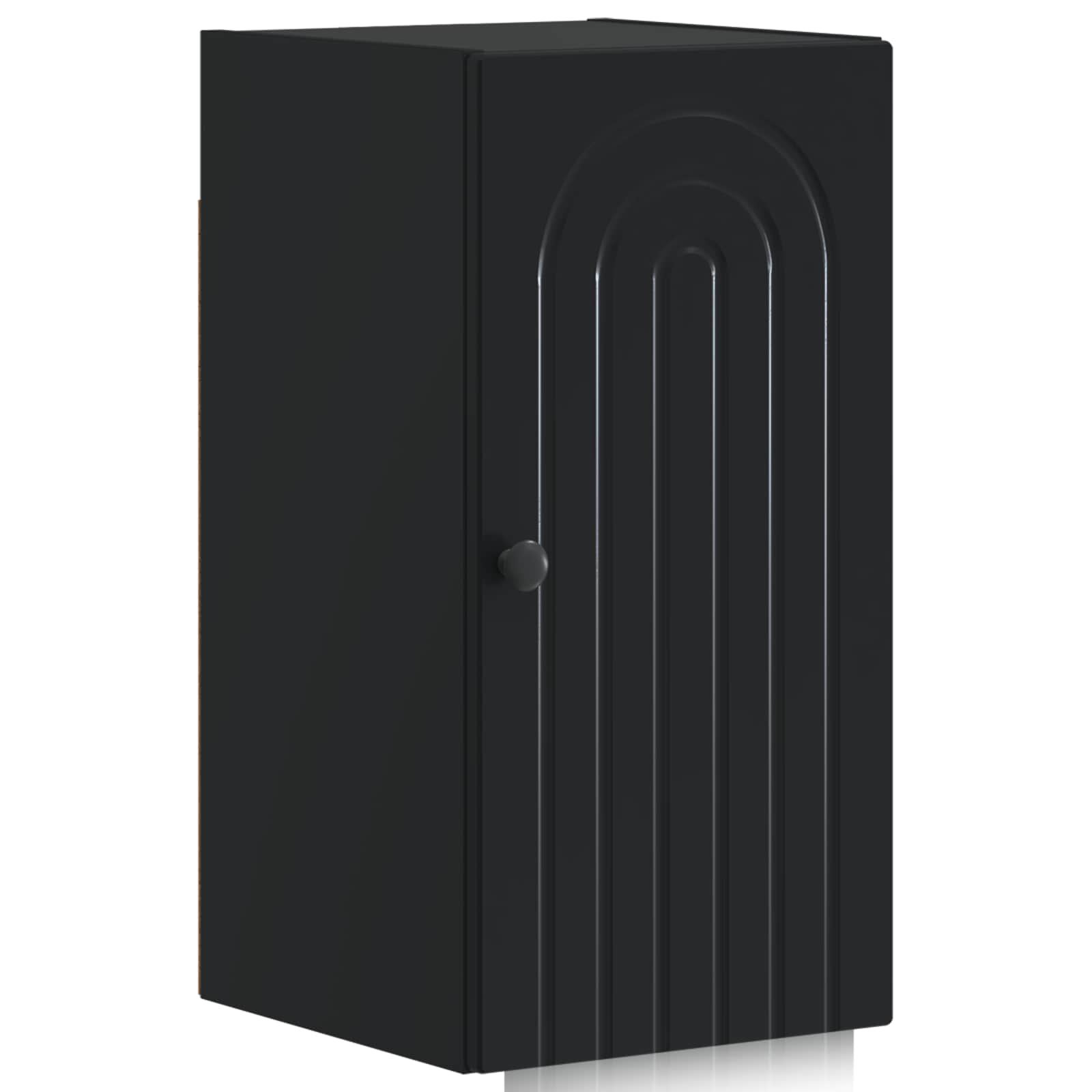 Maison Exclusive - Badezimmer-wandschrank Alkmaar Schwarz 30 X 31