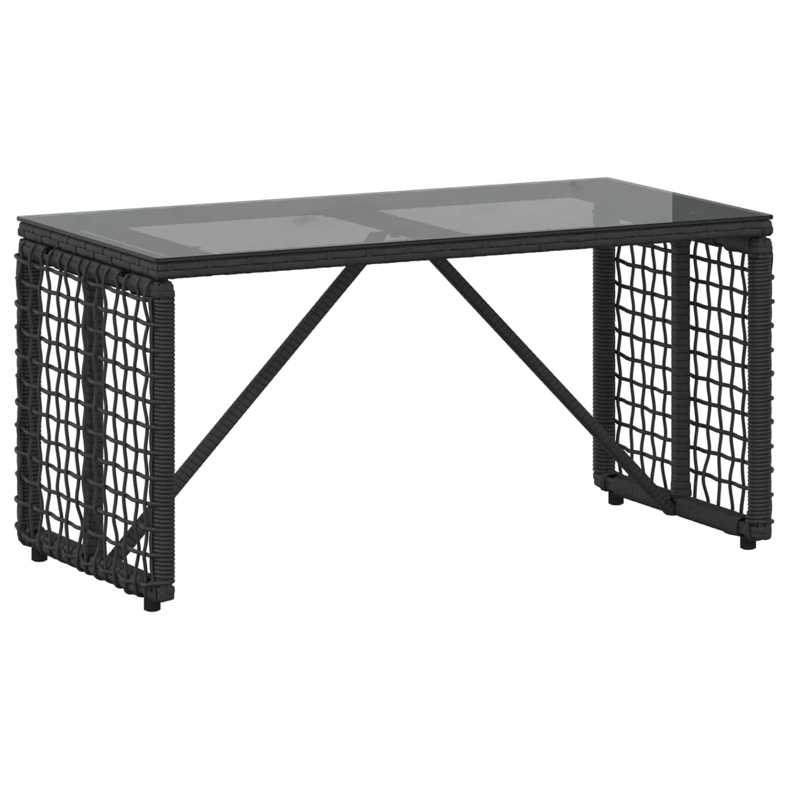 Maison Exclusive - Tisch Für Outdoor Schwarz 80 X 40 X 40 Cm Pe R