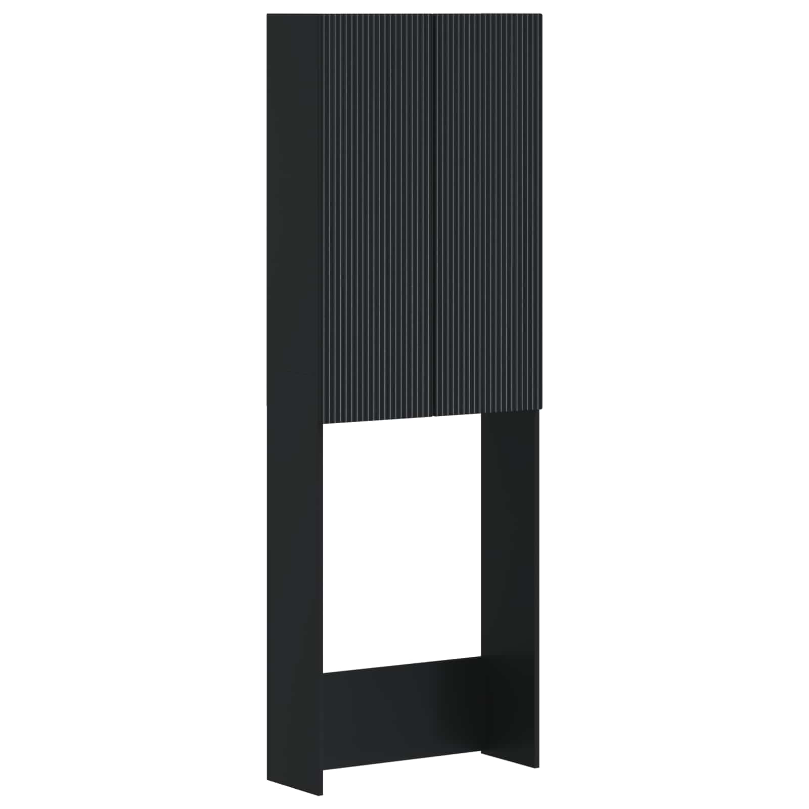 Maison Exclusive - Toilettenschrank Arnhem Schwarz 66 X 25,5 X 19