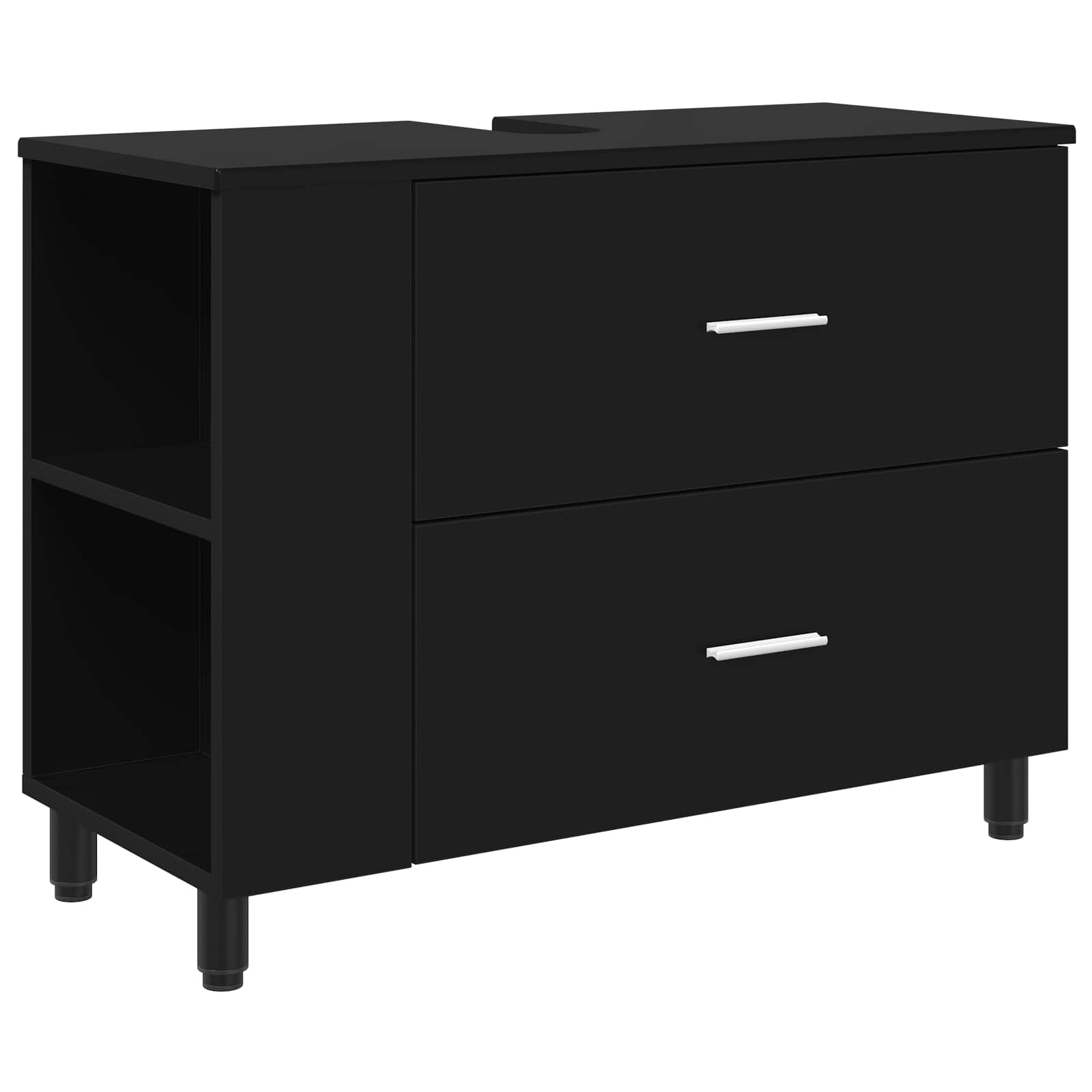 Maison Exclusive - Waschtisch Schwarz 80 X 35 X 60 Cm Holzwerksto