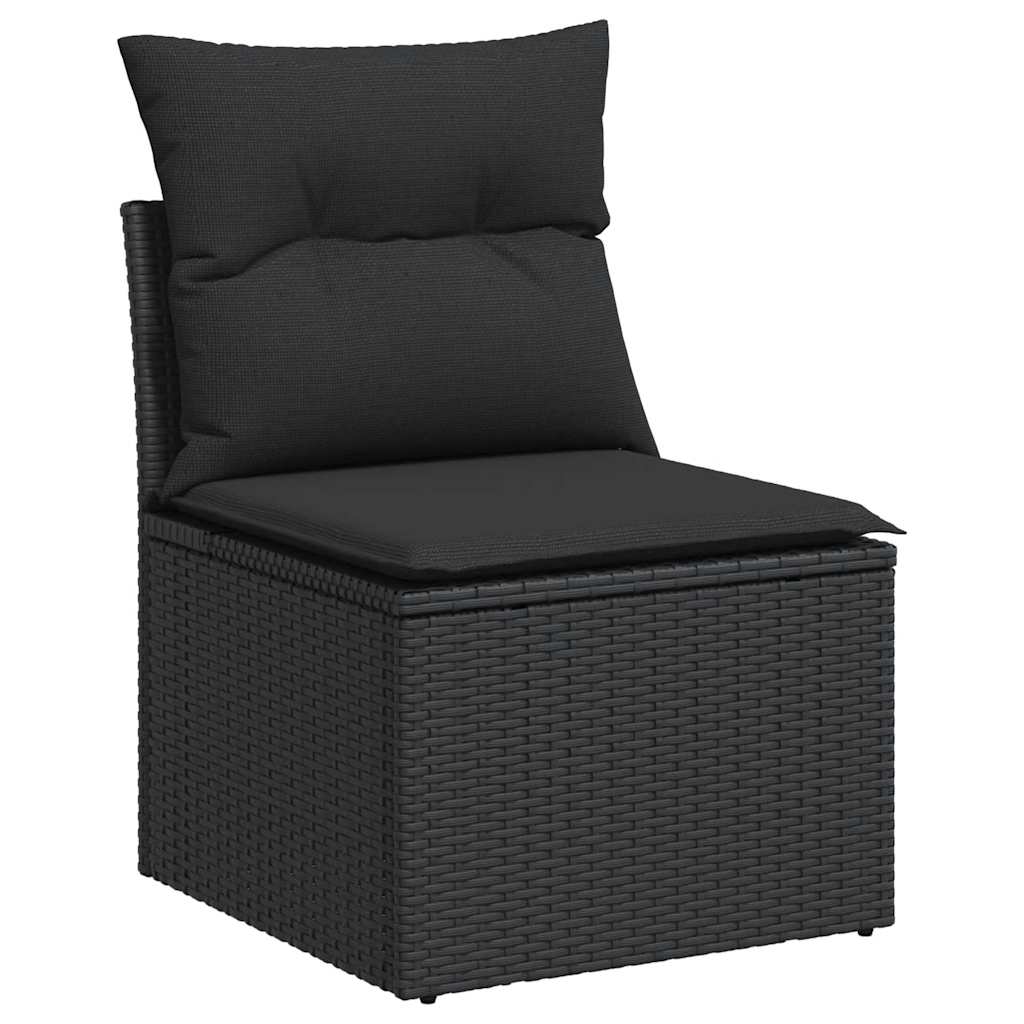 Maison Exclusive - Gartenstuhl Ohne Armlehnen Mit Kissen Schwarz