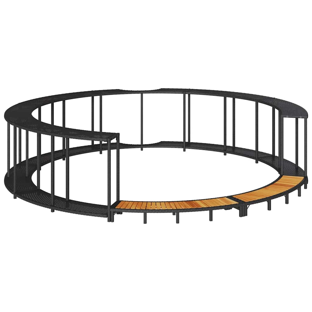 Maison Exclusive - Whirlpool-umrandung Mit Stauraum Holztreppe Sc