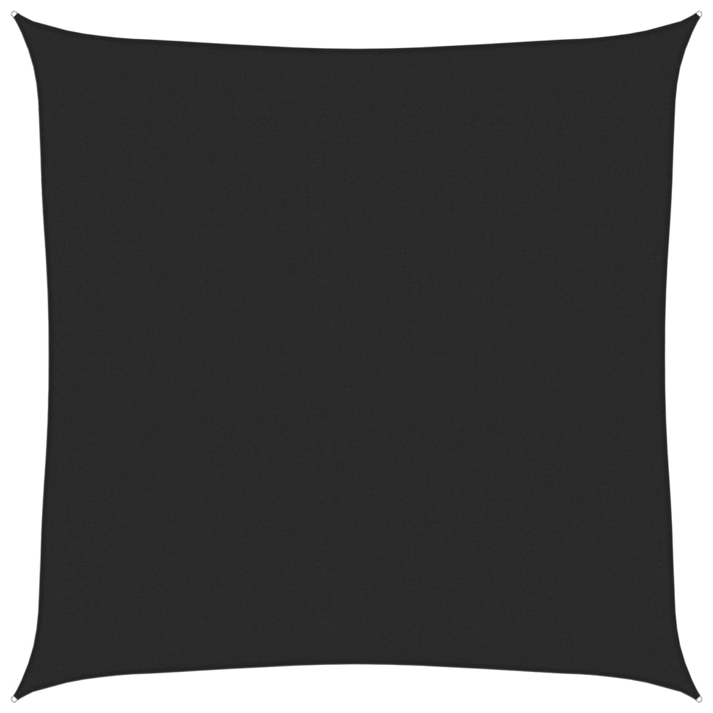 Maison Exclusive - Sonnensegel 160 G/m² Schwarz 6x6 M Hdpe