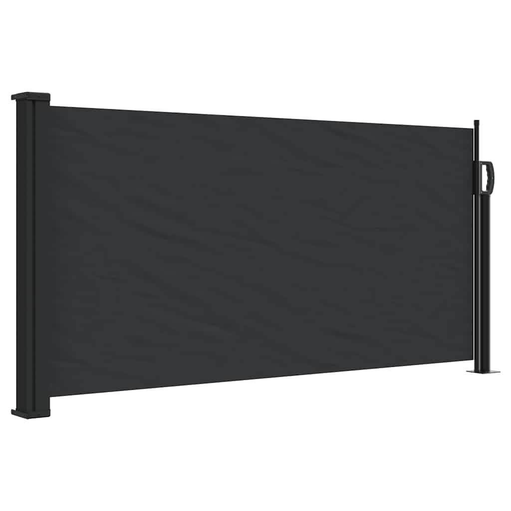 Maison Exclusive - Seitenmarkise Ausziehbar Schwarz 100x500 Cm