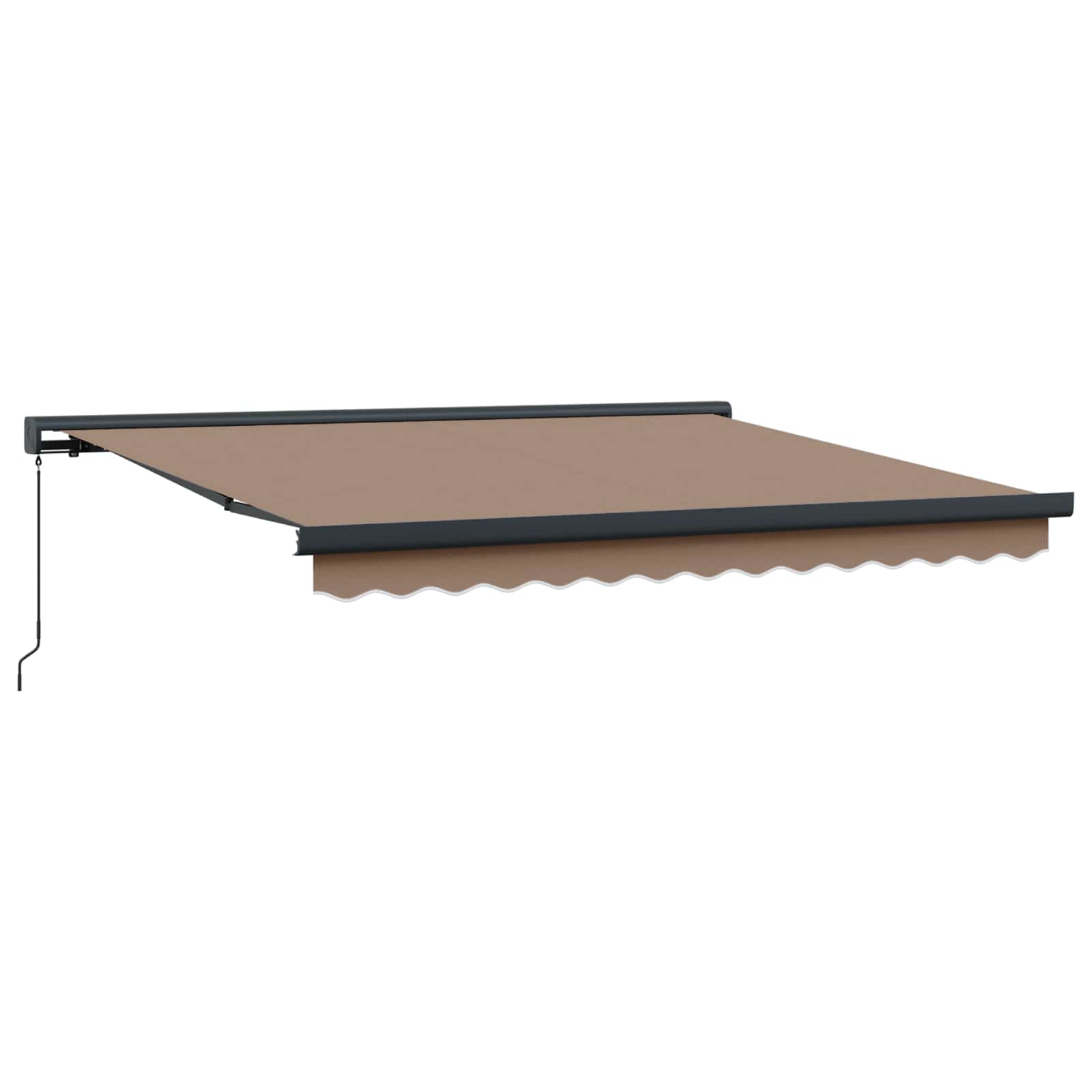 Maison Exclusive - Ausziehbare Markise Taupe 400 X 300 Cm Leinen