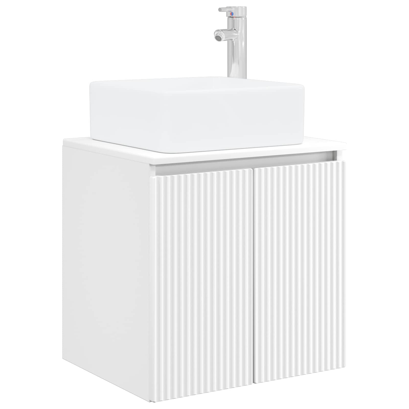 Maison Exclusive - Wandmontierte Waschtisch Weiß 53 X 35 X 63 Cm