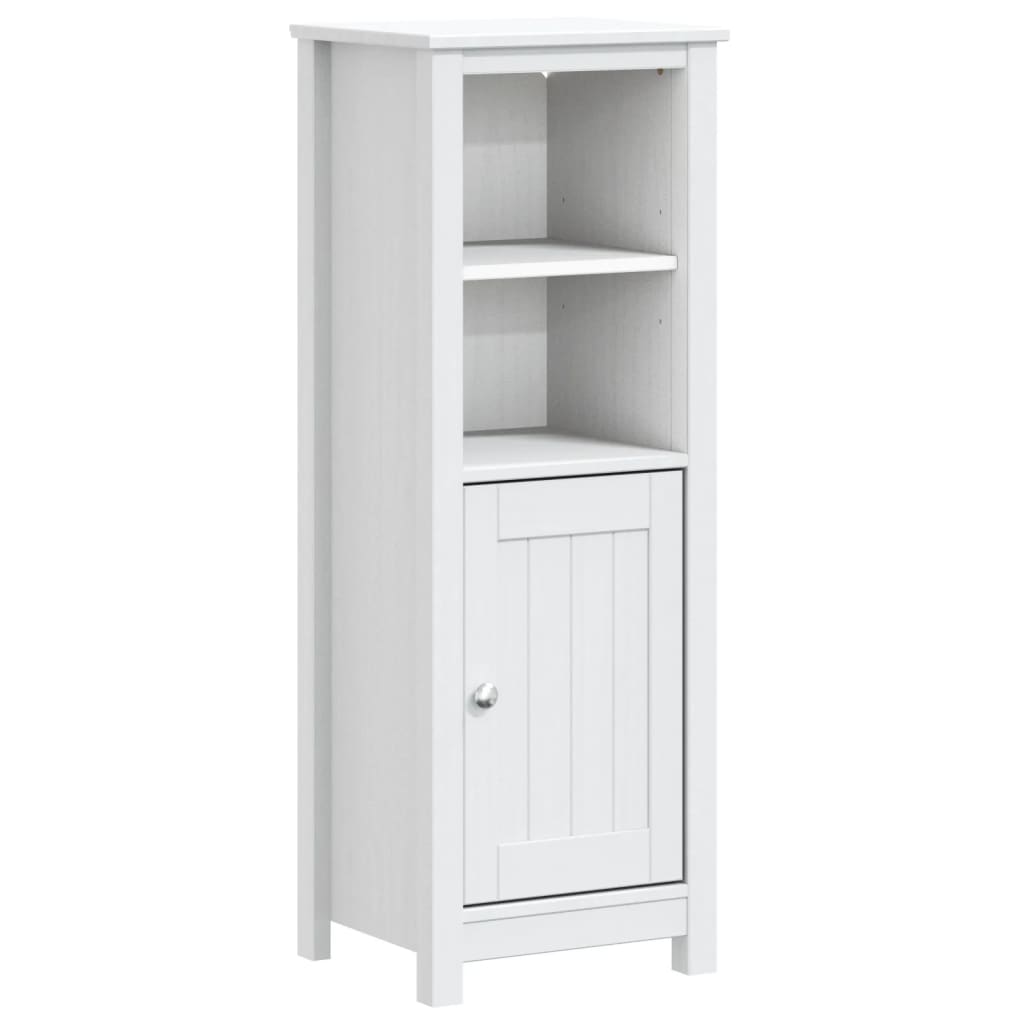 Maison Exclusive - Badschrank Berg Weiß 40x34x110 Cm Massivholz K