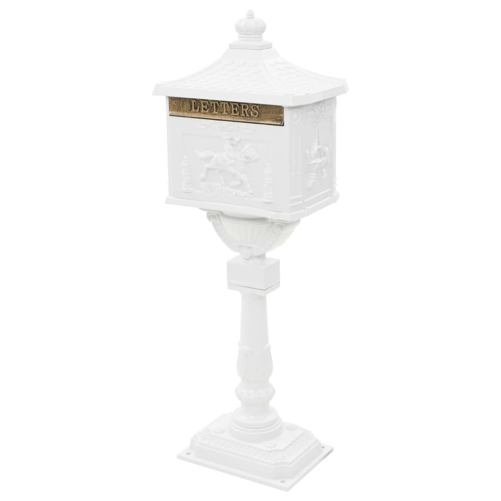 Maison Exclusive - Sockel-briefkasten Aluminium Vintage-stil Rost