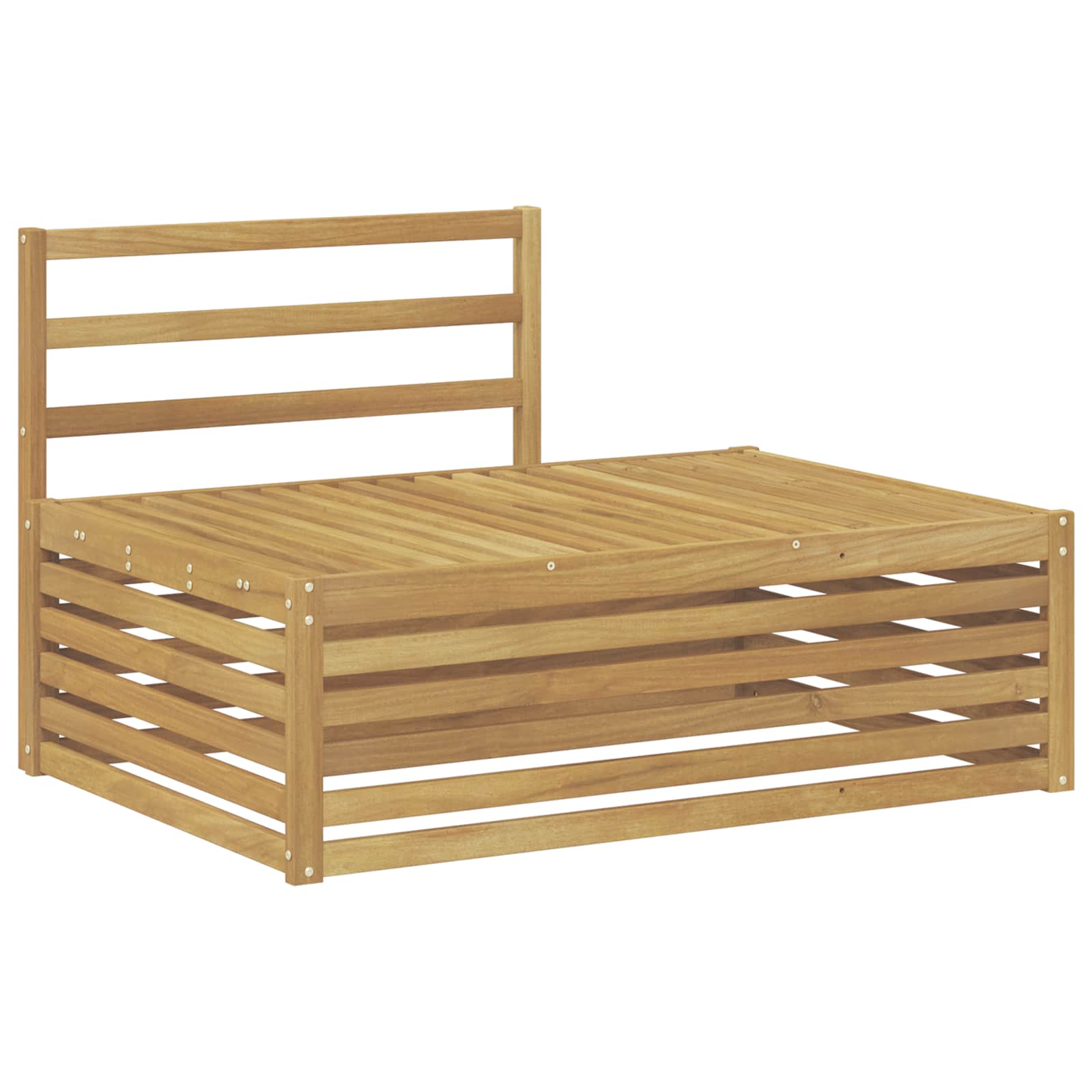 Maison Exclusive - Outdoor Endsofa Weiß 115 X 83 X 73 Cm Massivho