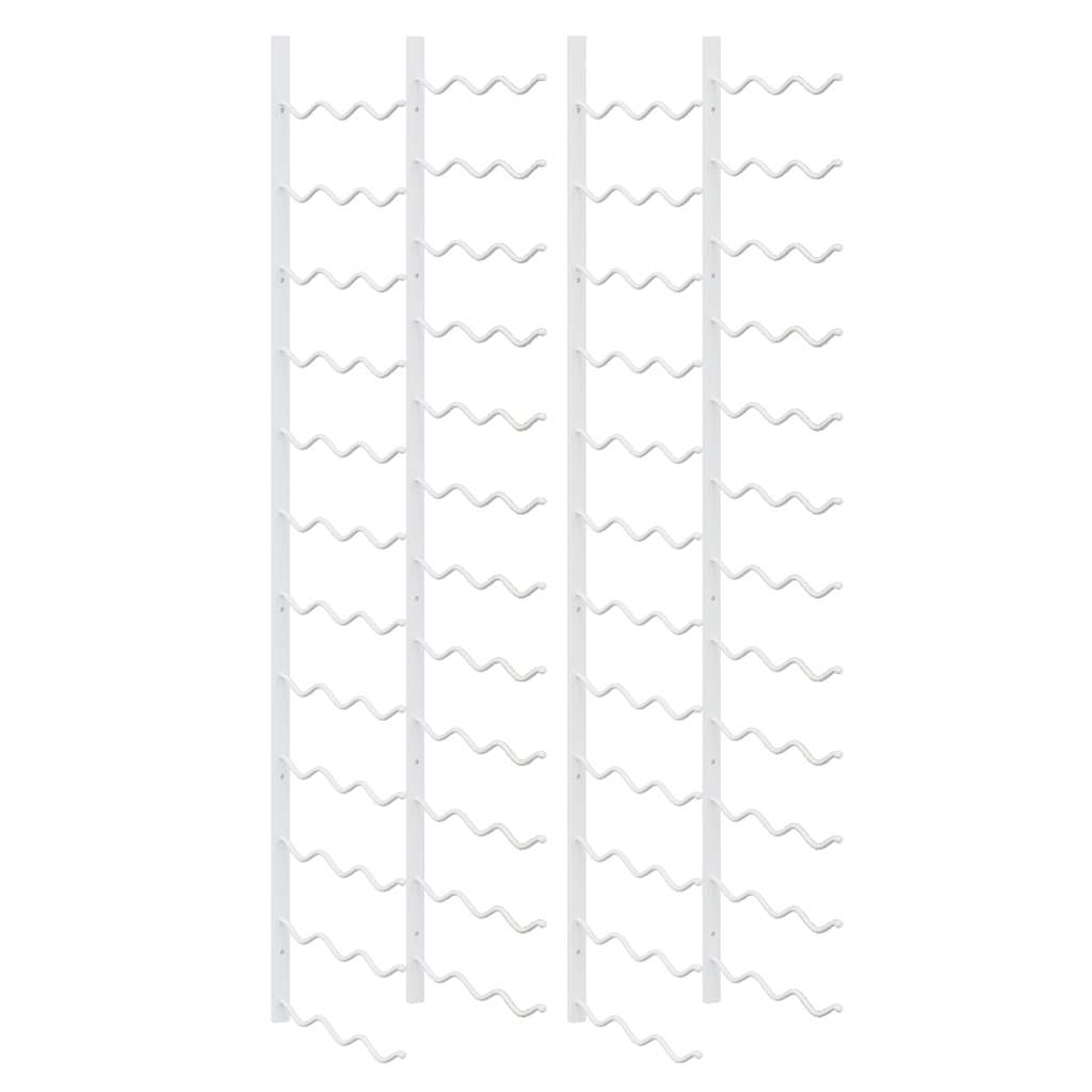 Maison Exclusive - Wand-weinregal Für 36 Flaschen 2 Stk. Weiß Eis
