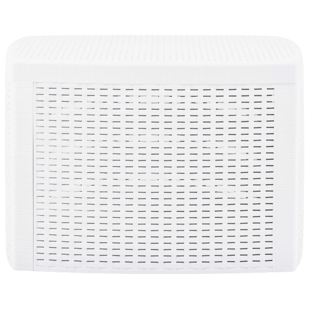 Maison Exclusive - Beistelltisch Weiß 54×54×36,5 Cm Kunststoff