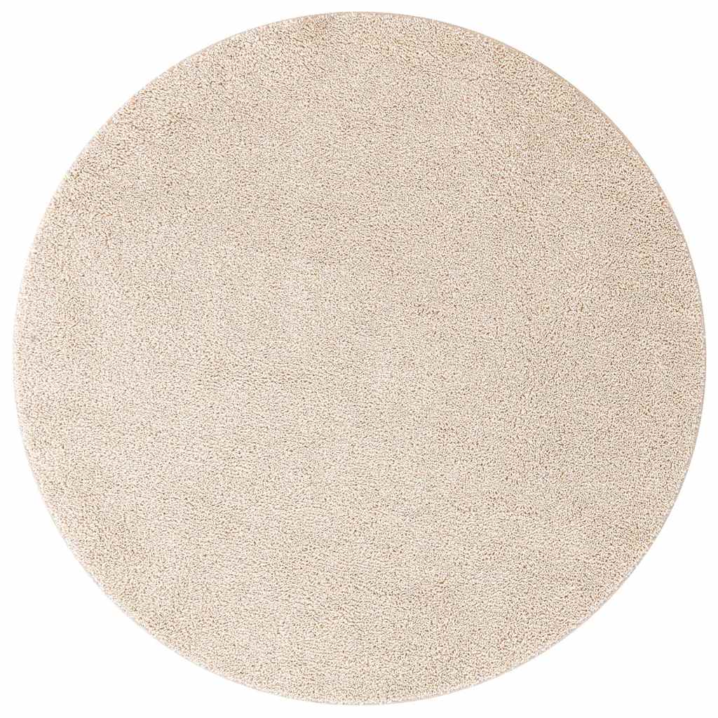 Maison Exclusive - Anti-rutsch Shaggy Teppich Creme 90 X 90 Cm Pp