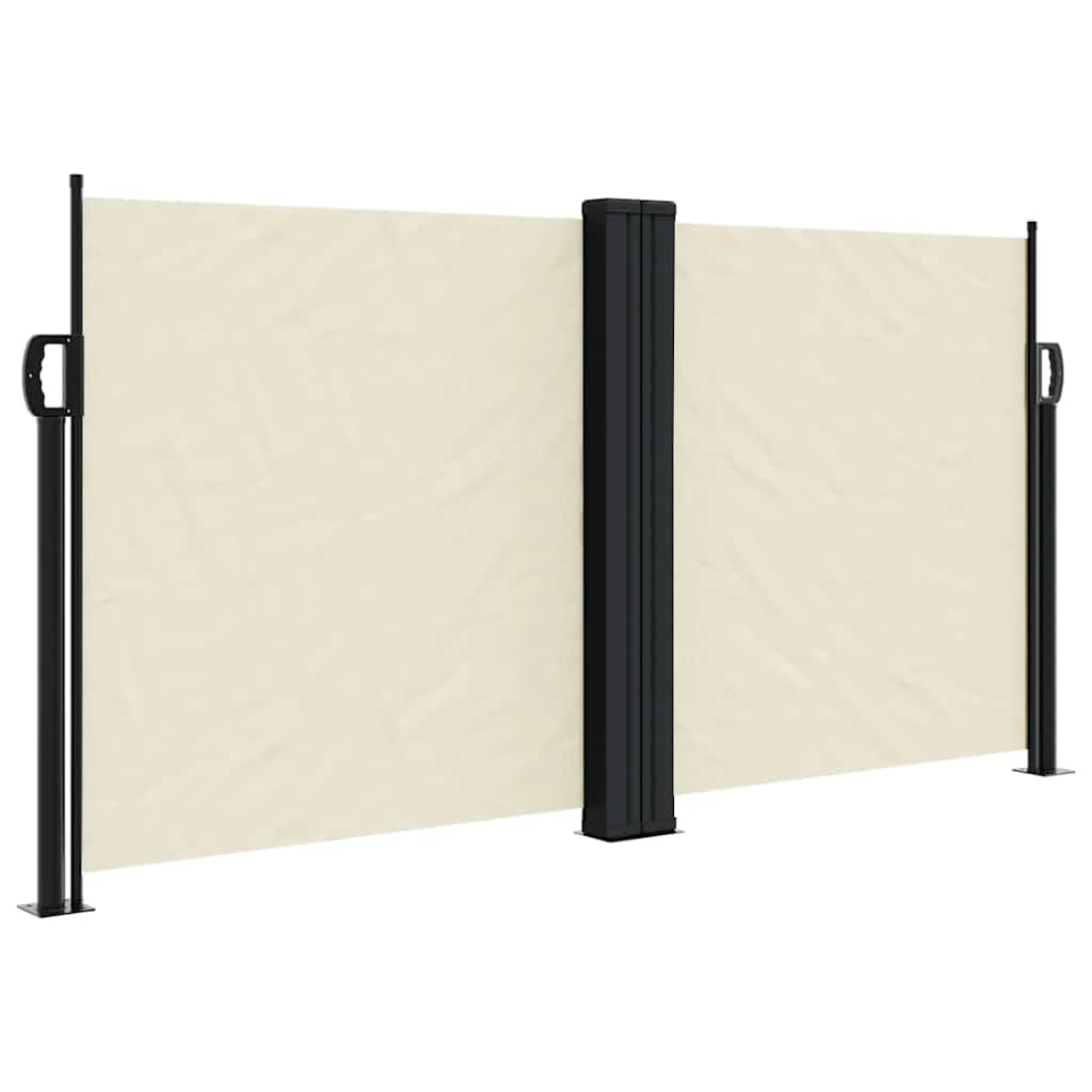 Maison Exclusive - Seitenmarkise Ausziehbar Creme 120x1200 Cm