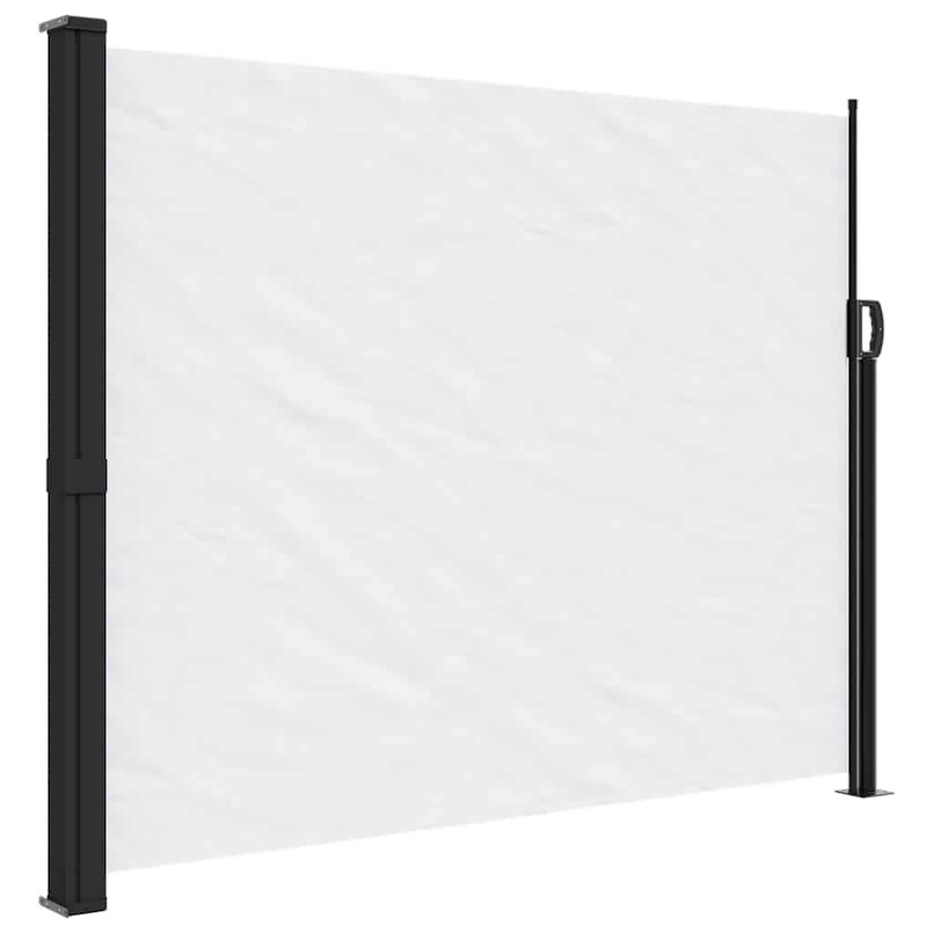 Maison Exclusive - Seitenmarkise Ausziehbar Weiß 160x300 Cm
