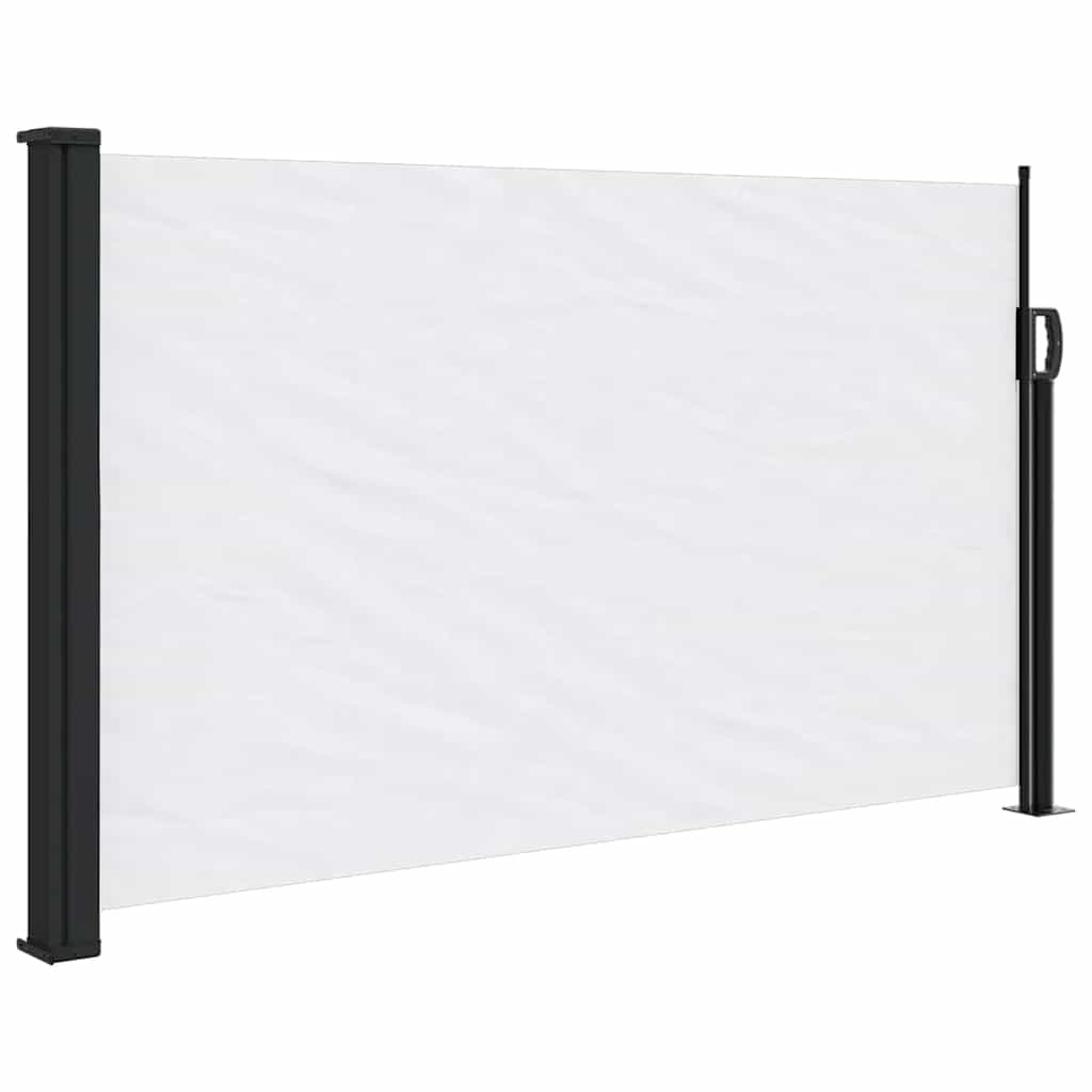 Maison Exclusive - Seitenmarkise Ausziehbar Weiß 117x300 Cm