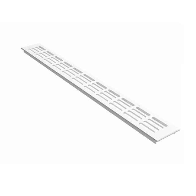 MS Beschläge Lüftungsgitter 60 x 800 mm Weiß RAL 9016