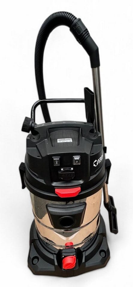 DeTec. Industriesauger 2400W Nass- Trockensauger 65L Schmutzbehälter Industriestaubsauger Gewerbestaubsauger Nasssauger mit Steckdose
