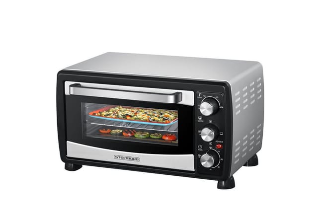 Steinborg SB-3007 Minibackofen mit Umluft 20 Liter 1380 Watt