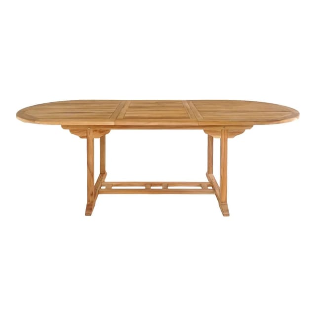 ebuy24 Salamanca Gartentisch mit Zusatzplatte Teak