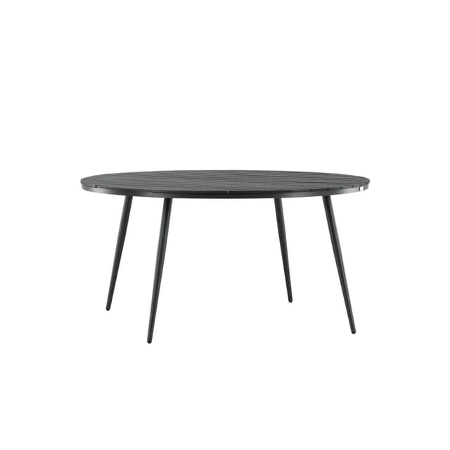 ebuy24 Break Esstisch Ø150cm Schwarz