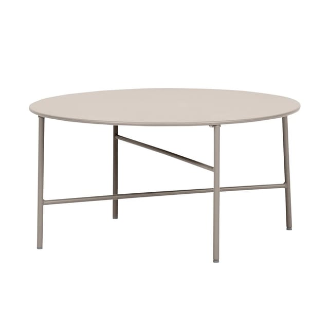 ebuy24 Pesetos Gartentisch Ø70 cm Grau