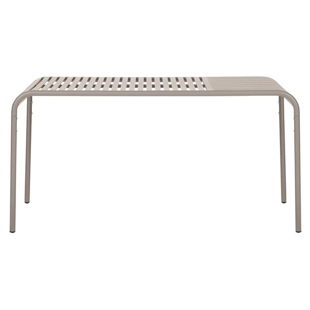 ebuy24 Stella Gartentisch 150x90 cm Grau