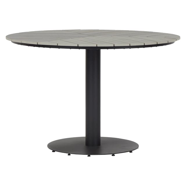 ebuy24 Hector Gartentisch Ø110 cm Grau