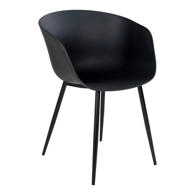 ebuy24 Rolino Gartenstuhl Schwarz