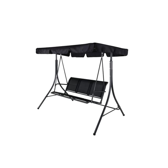 ebuy24 Montreal Hängendes Gartensofa 3 Person Schwarz