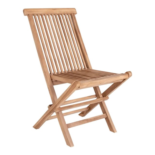 ebuy24 Torad Gartenstuhl Teakholz Massiv