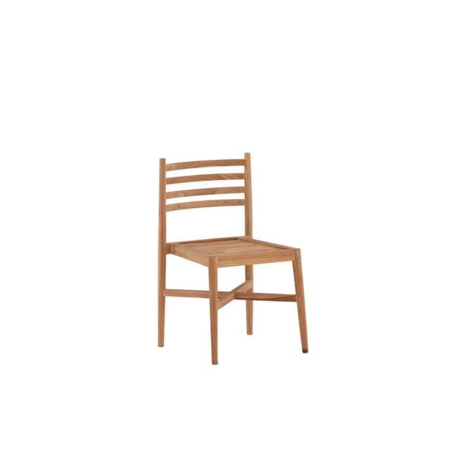 ebuy24 Kenya Gartenstuhl Stapelbar Teak