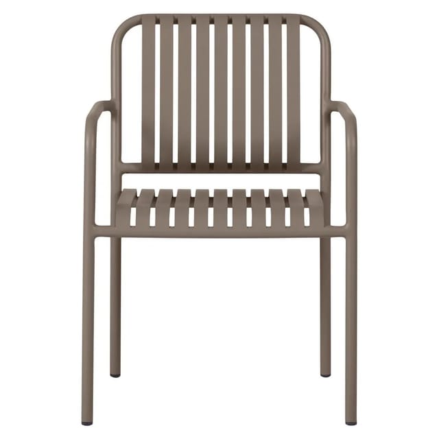 ebuy24 Stella Gartenstuhl Stapelbar Nussbaum Dekor