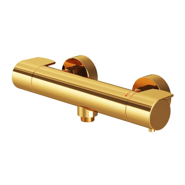 AM.PM Thermostat Duscharmatur X-Joy Brausearmatur aus Messing Mischbatterie Duschthermostat FXA40099 Gold