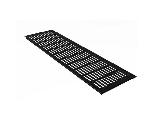 MS Beschläge Lüftungsgitter 150 x 200 mm Aluminium Schwarz Möbelbau