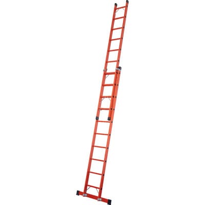 Zarges Vollkunststoff-Schiebeleiter Everest EFA 2E 2x12 Sprossen