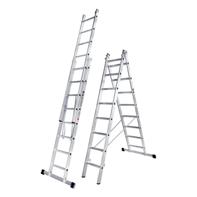 Iller Mehrzweckleiter Eurostars 2x12 Sprossen