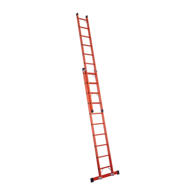 Iller Vollkunststoff Schiebeleiter 2x8 Sprossen