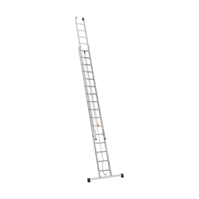 Iller Schiebeleiter mit Seilzug Eurostars 2x16 Sprossen