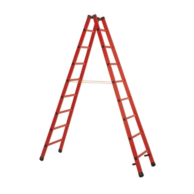 Iller GFK Vollkunststoff Stehleiter 2x4 Sprossen