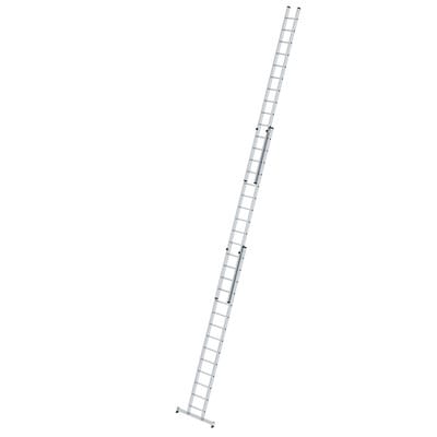 MUNK Schiebeleiter mit nivello-Traverse 3x14 Sprossen