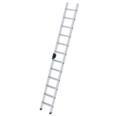 MUNK Stufenanlegeleiter mit Ergo-Pad ohne Traverse 12 Stufen
