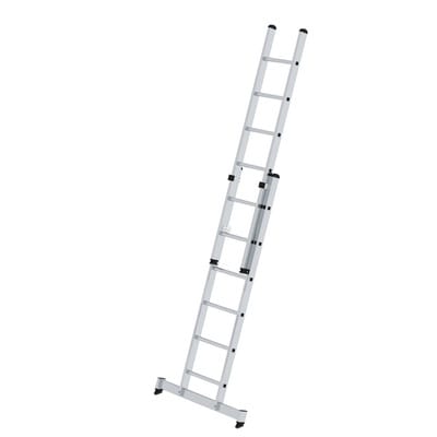 MUNK Schiebeleiter mit nivello-Traverse 2x6 Sprossen