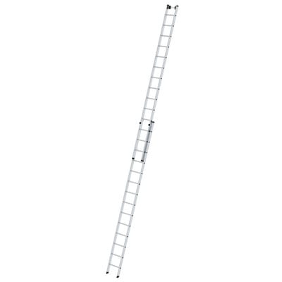 MUNK Aluminium-Schiebeleiter 2-teilig ohne Traverse 2x14 Sprossen
