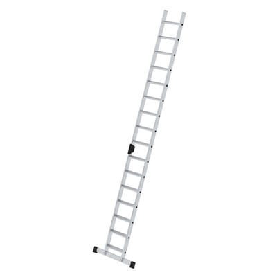 MUNK Stufenanlegeleiter mit Traverse und Ergo-Pad 16 Stufen