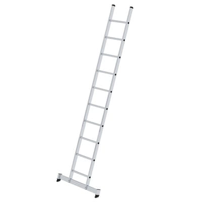 MUNK Anlegeleiter mit nivello-Traverse 10 Sprossen