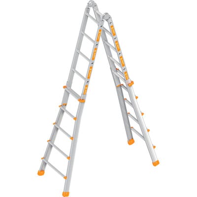 Layher Topic 1058 Teleskopleiter 4x5 Sprossen