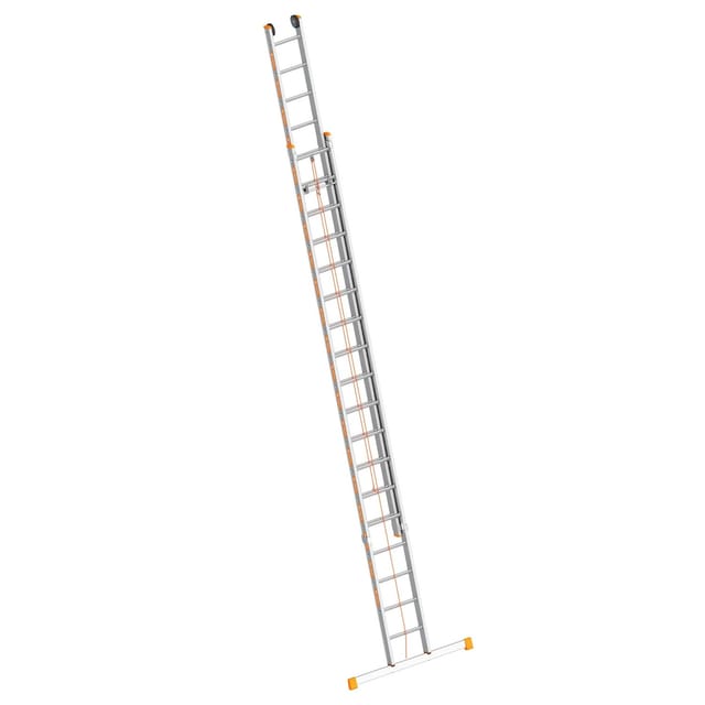 Layher Topic 1037 Seilzugleiter mit Quertraverse 2x18 Sprossen