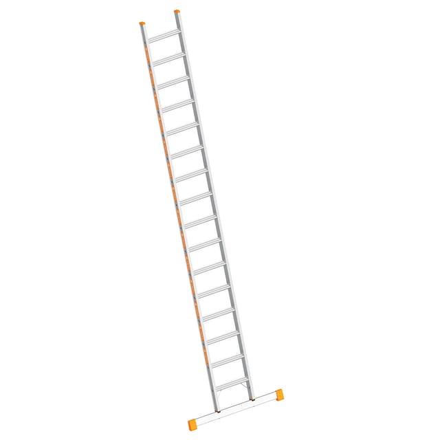 Layher Topic 1042 Stufenanlegeleiter mit Quertraverse 16 Stufen