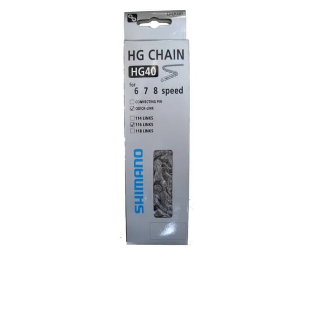 Shimano 6/7/8 Fach Schaltungskette HG40 114 Glieder
